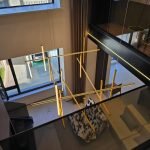 Abstract Intersecting Rod Pendant Light for Private Villas & Lofts