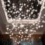 Luxury Handblown Jellyfish Glass Chandelier for Hospitality Venues