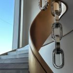 Custom Linear Bubble Glass Tube Ceiling Chandelier (Copy)