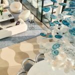 Custom Ocean-Inspired Glass Disc Pendant Light for Luxury Homes