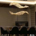 Luxury Artistic Glass Flower Chandelier for Private Home Dining Areas