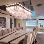 Prism Glass Tube Chandelier for Villa Dining Rooms