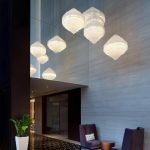 Custom Pyramid Crystal Rod Chandelier for Luxury Commercial Spaces